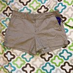 New York And Company  Grey & White Stripe Shorts Size 8 Photo 0