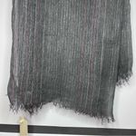 Anthropologie // SEE U SOON Charcoal Stripe Shimmer Scarf NWT 20175003 Photo 10