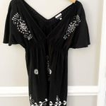 Boston Proper  Debbie Katz Embroidery Beach Swim Cover Up Boho Size Medium Photo 1