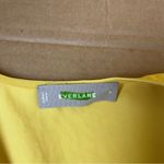 Everlane  The Japanese GoWeave Long-Sleeve Mini Wrap Dress in Yellow Photo 5