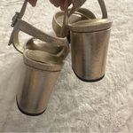 Reaction Kenneth Cole Kenneth Cole Reaction Size 7.5 Women's Gold Reeva Criss-Cross Platform Sandals Photo 9