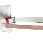 Calvin Klein  leather fanny pack white and red waist bag/belt bag​ Photo 3