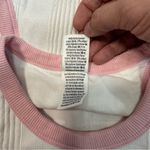 PINK - Victoria's Secret  Multi Ribbed White and Pink Heart Y2K Tank Top Size Med Photo 10