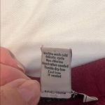 Bass size small burgundy lace trim cold shoulder bell sleeve flowy blouse EUC Photo 3