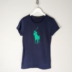 Ralph Lauren Black Label Navy Blue Big Polo Pony Logo T Shirt XL Photo 2