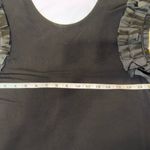 Tory Burch ‎ Black Sleeveless Ruffle Tie Back Mini Dress size M Photo 6
