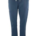 FIGS Women's Blue Drawstring Cargo Straight Nurse Medical Scrub Pants Size XS Photo 0