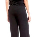 Gianni Bini Denise Black Halter Tiered Ruffled Popover Wide Leg Jumpsuit 6 Photo 0