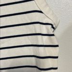 Old Navy  WOMENS BLACK WHITE STRIPED TANK TOP LARGE Photo 3