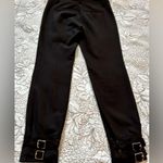 Tibi Anton Black Stretch Buckle Ankle Cuff Pants/Joggers SZ 2 Photo 12