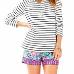 Lilly Pulitzer Windsor Mystic Stripe Pullover Top Small Women’s True Navy 26946 Photo 0