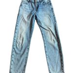 Good American Weekender Relaxed Fit Jeans Light Wash Casual Stretch Size 2/26 Photo 0