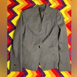 Brooks Brothers  Blazer Women 10 Gray Suit Jacket Wool Blend Business One Button Photo 0