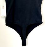 Good American NWT  Super Stretch Jersey Tank Bodysuit in Black - Size: 2 (Medium) Photo 7