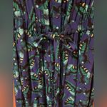 Maeve  Pippa Butterfly Print Button Front Shirtdress Shirt Dress Pockets Size XSP Photo 9