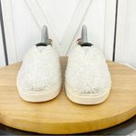 Toms  Alpargata Sherpa Cup Sole Faux Shearling Slip On Sneaker‎ Shoes Ivory 9 Photo 3