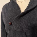 J.Crew Grey Wool and Cashmere Hooded Sweater Photo 1