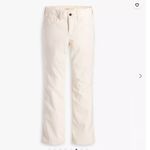 Levi's NWT Middy Ankle Boot Jeans - White Smoke 32X27 Photo 6