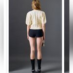 English Factory  front cable stitch cardigan in beige large NWOT Photo 4