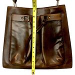 Gucci RARE  Oversized Bamboo Brown Leather Tall Shopper Tote Shoulder Bag COA Photo 12