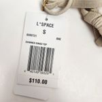 l*space L* Shimmer Ringo Bikini Top in Bone Cream Size Small NWT Photo 3