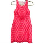 Lilly Pulitzer Pearl Dress In Fiesta Pink With Scalloped Hem Size 2 Photo 1