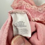 EXPRESS Y2K Pink Velvet Cami Top Lace Trim Sleeveless Tank Top Women's Medium Photo 6