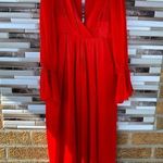 Free People Womens Not Your Baby Mixed-Media Jumpsuit size 0 Photo 4
