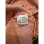 Solitaire Women's Boho A-Line Dress Tan/Pink Long Sleeve V-Neck Size S Photo 8