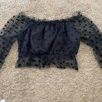 SheIn Black Mesh Shirt Photo 0