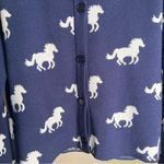 Vigoss Women’s Button-Up L/S Rodeo Business Casual Horse Cardigan Sweater|Size:L Photo 3