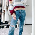 Baum Und Pferdgarten Courtney Autumn Tan Striped Pullover Sweater Photo 1