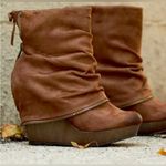 Not Rated  Brown Heeled Boots Photo 1