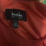 by & by ‎ Sleeveless Belted Solid Dress coral Size Medium Orange Photo 4