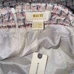 Anthropologie  pink tweed skirt suit set size 0 Photo 7