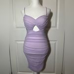 Lulus  Made the Move Lilac Ruched Bodycon Mini Dress Size S Photo 2