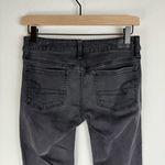 American Eagle  Black Washed Jeggings Sz 4 X-LONG Stretch Denim Photo 9