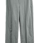 Athleta Pale Blue Stretchy Jersey Wide Leg Pants Front Seam Zip Pockets Size 0 Photo 1