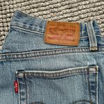 Levi's Levi’s Blue Cropped White Oak Cone Denim Photo 2