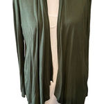 Beautiful size small green lightweight semi sheer flowy cardigan GUC Green Photo 0