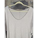 Banana Republic Banana‎ Republic Factory Top Woman's Medium Tan Scoop Neck Neutral Light Weight Photo 1