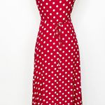 Privacy Please Revolve Women's  Red Polka Dot High Low Dress XS Photo 5