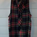 J.Crew  plaid loose fitting sleeveless blouse, size 4 Photo 1
