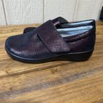 Alegria  Lauren Women's Burgundy Metallic Leather Clogs Shoes Sz‎ 38W US 8-8.5 Photo 2