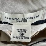 Banana Republic Martin Pants Womens 6P Khaki Straight Leg Stretch Work Career Photo 4