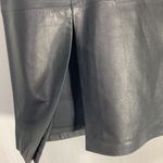 111 State Genuine Leather Pencil Skirt Black Size 8 Photo 3