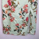 Lovers + Friends Light Green Floral Cut Out Midi Dress Photo 7