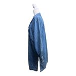 Robbie Bee Vintage Denim Duster Jacket Long-Line 100% Cotton Size 12 Photo 3