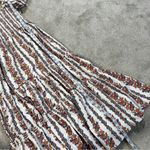 o.p.t Women’s Daphne Square Neck Smocked Maxi Dress Tiered Multicolor Floral M White Size M Photo 14