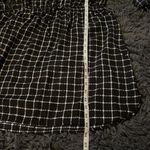 Pink Owl  V-neck Dress W/ Waist Tie Size Medium Black & White Photo 5